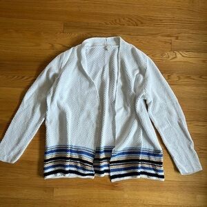 Talbots nautical knit cardigan